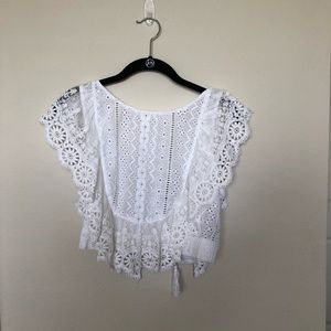 Free People Lace Top